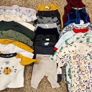 Baby Boy 23 Pieces Clothes Bundle 3-6 Months